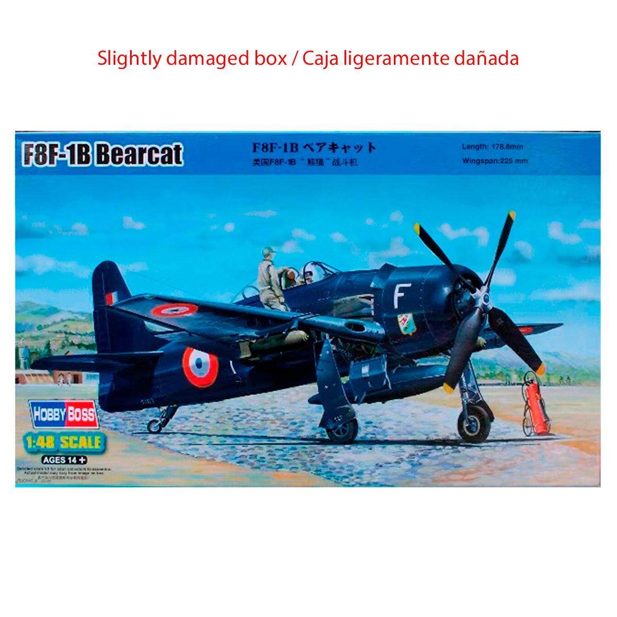 F8F-1B Bearcat 1/48 (Slightly damaged box /Caja ligeramente dañada)