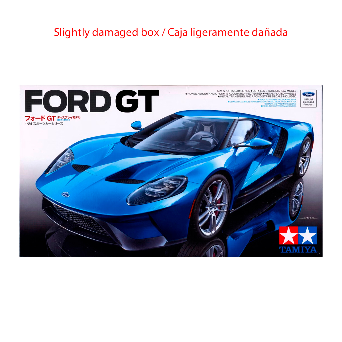 1/24 Ford GT (Slightly damaged box /Caja ligeramente dañada)