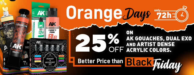 ORANGE DAYS! AK Paint Series