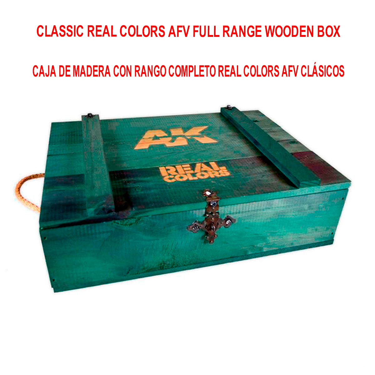 WOODEN TRANSPORT BOX – Full Range Classic Real Colors AFV