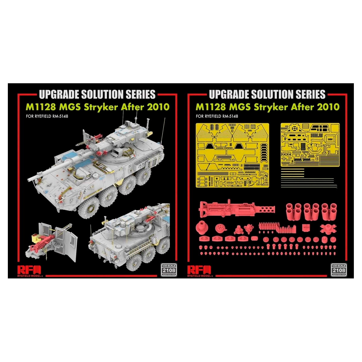 1/35 Upgrade Set for 5148 M1128 MGS Stryker