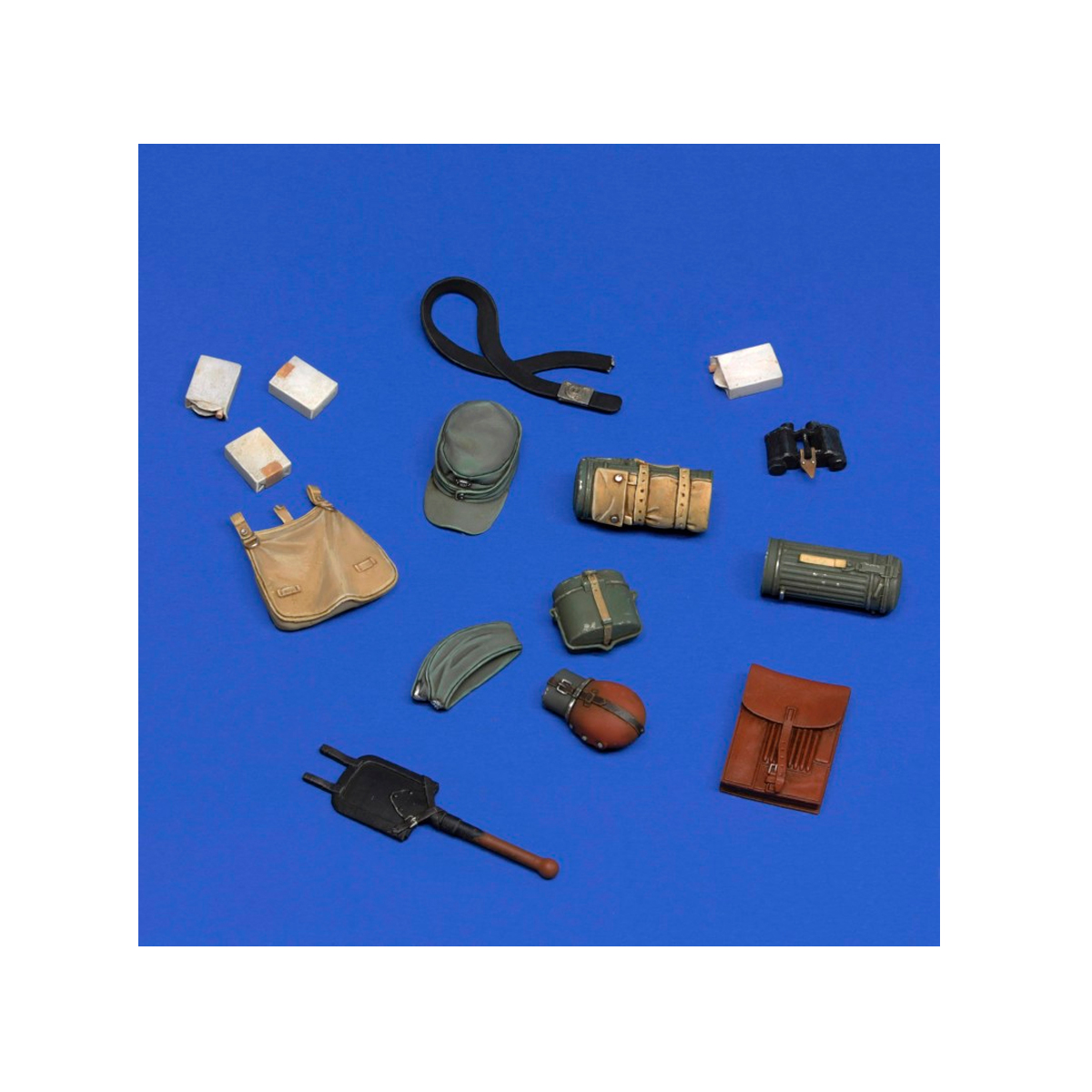 German infantry equipment accessories – WWII (1/16 scale) 3D Printed