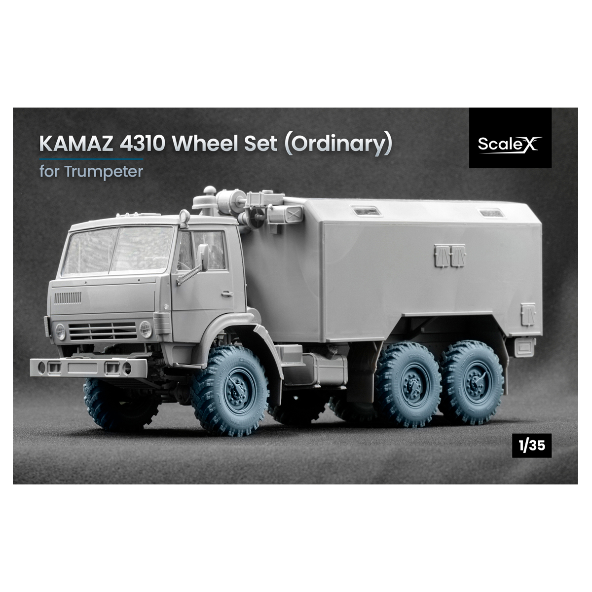 Kamaz 4310 Ordinary Wheel Set for Trumpeter 1/35