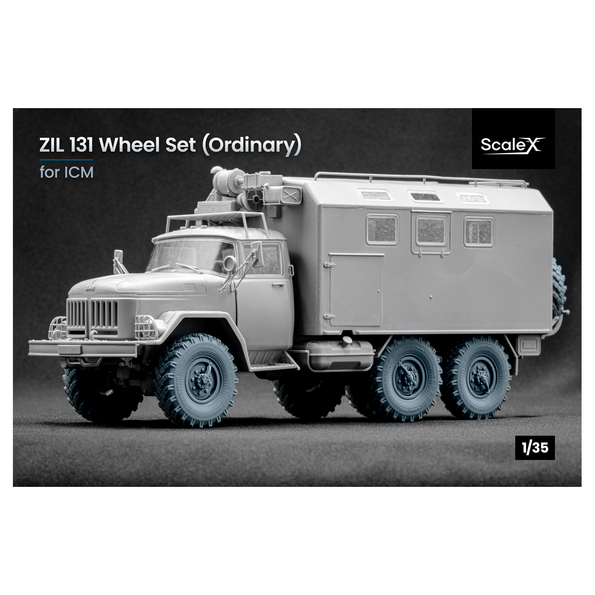 ZIL 131 Ordinary wheel set for ICM 1/35