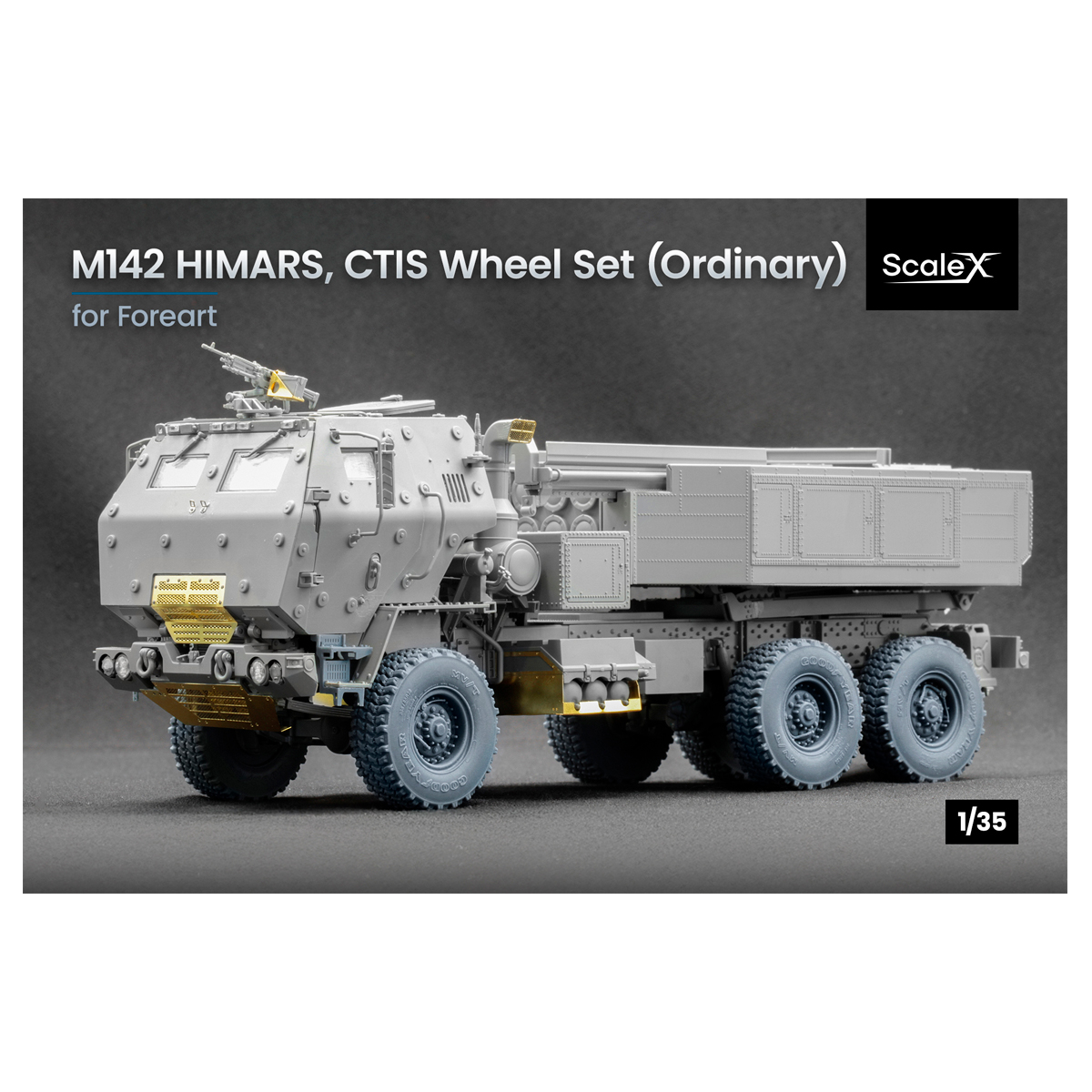Himars CTIS Ordinary wheel set 1/35