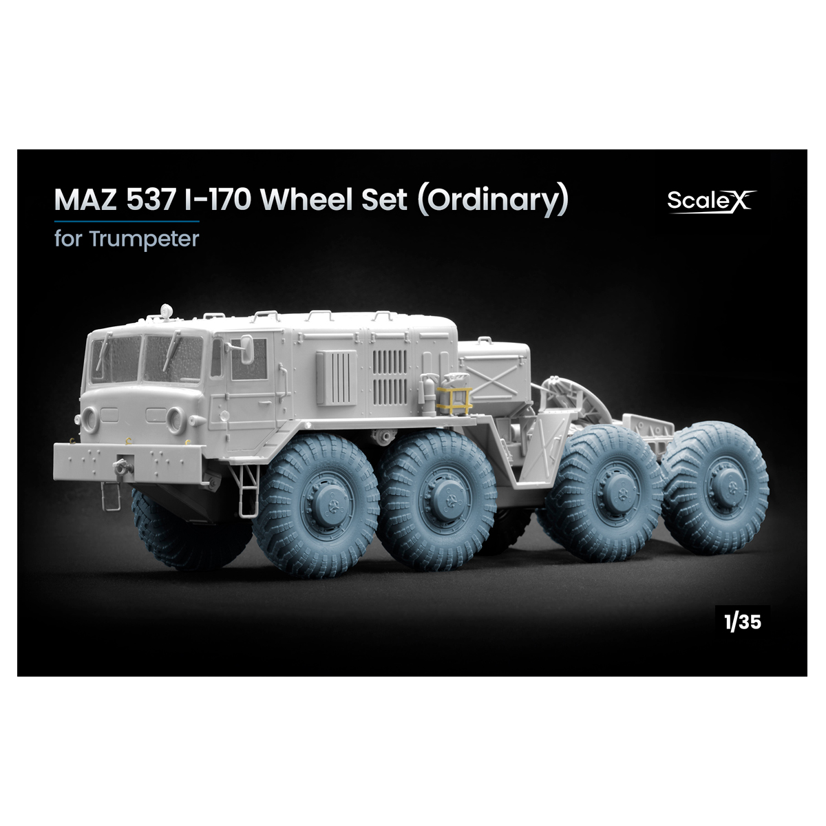 MAZ 537 I-170 Ordinary wheel set 1/35