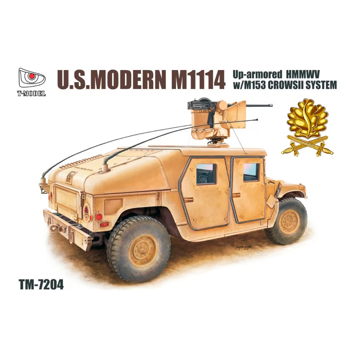 1/72 M1114 Up-Armored with M153 Crows II system