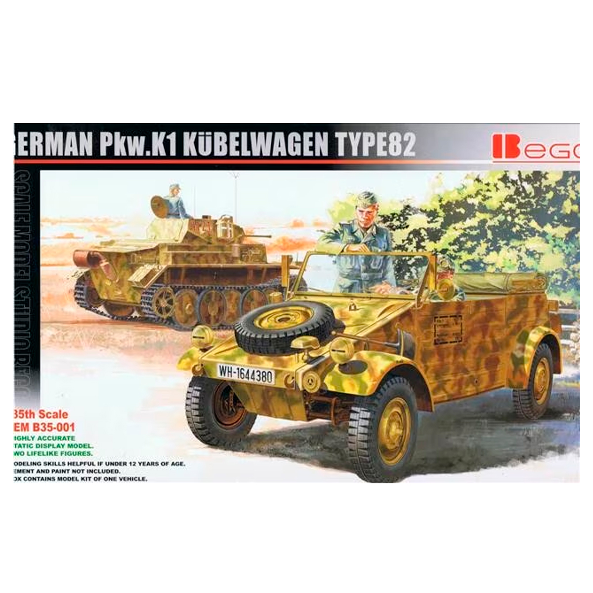 1/35 German Pkw.K1 Kübelwagen Type82