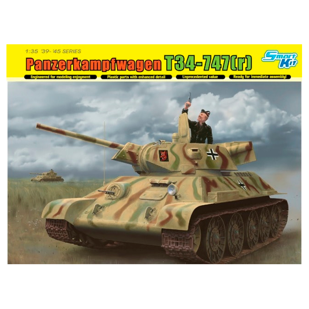 1/35 Panzerkampfwagen T34-747(r) Stalingrad Tractor Factory built Model 1942