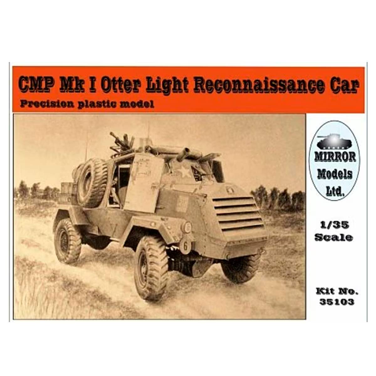 1/35 CMP Mk I Otter Light Reconnaissance Car