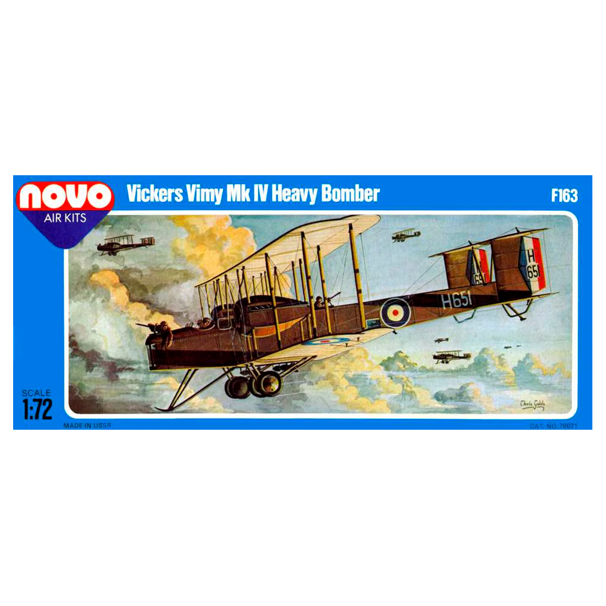 1/72 Vickers Vimy Mk IV Heavy Bomber
