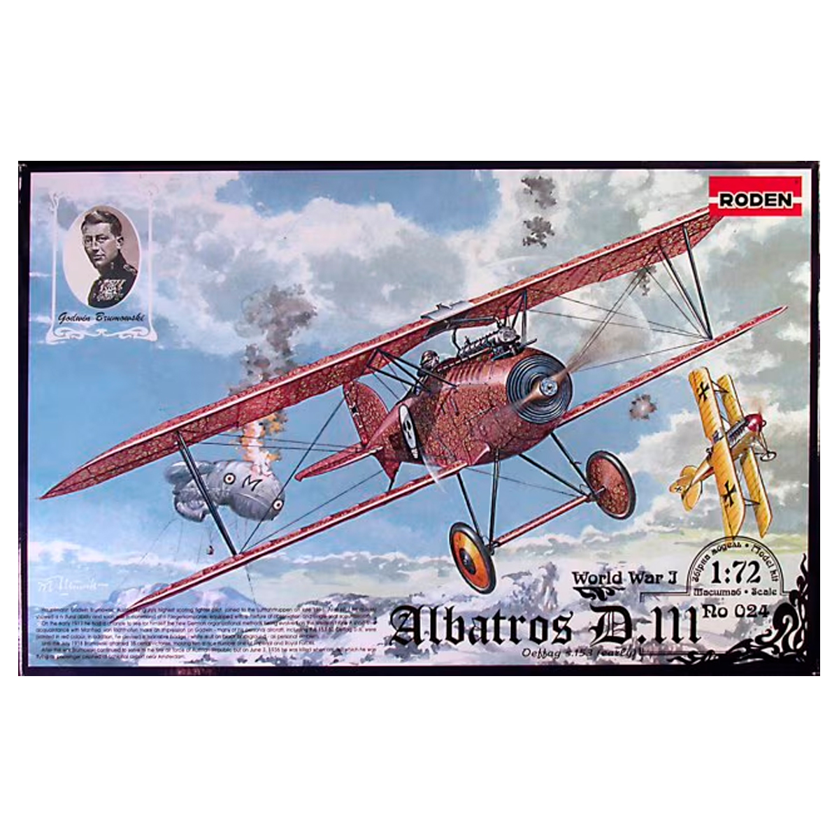 1/72 Albatros D.III Oeffag s. 153 – Early / Godwin Brumowski