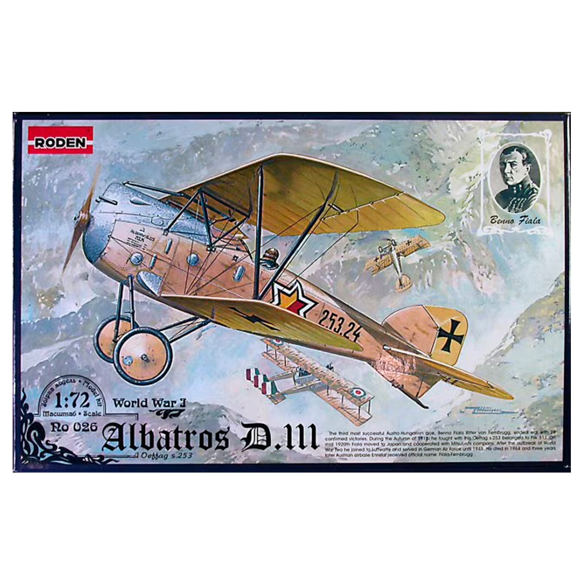 1/72 Albatros D.III Oeffag s. 253 / Benno Fiala