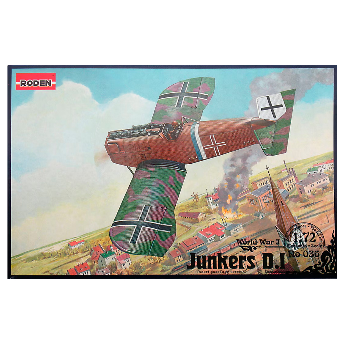1/72 World War I Junkers D.1 (short fuselage version)