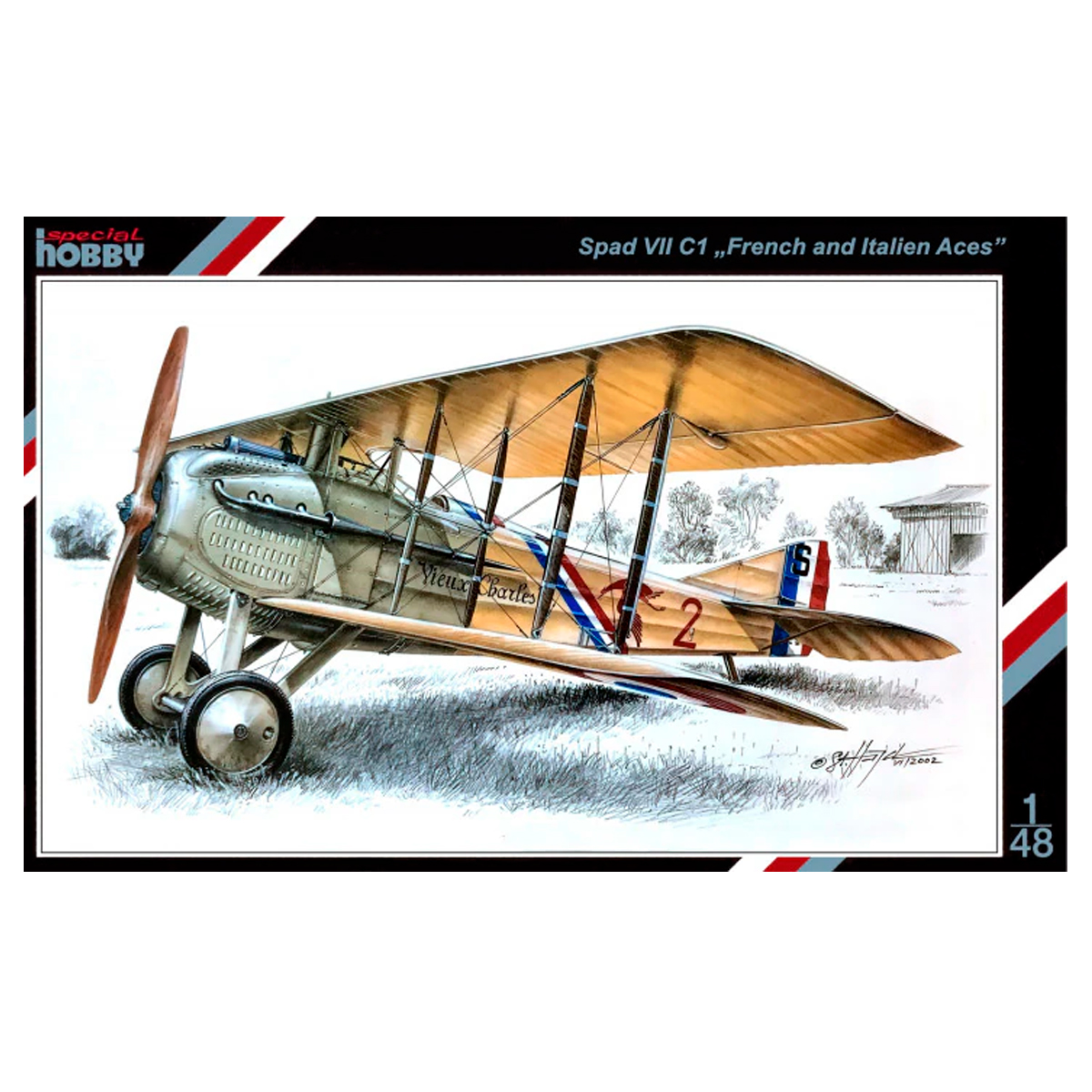 1/48 Spad VII C1 “French and Italien Aces”