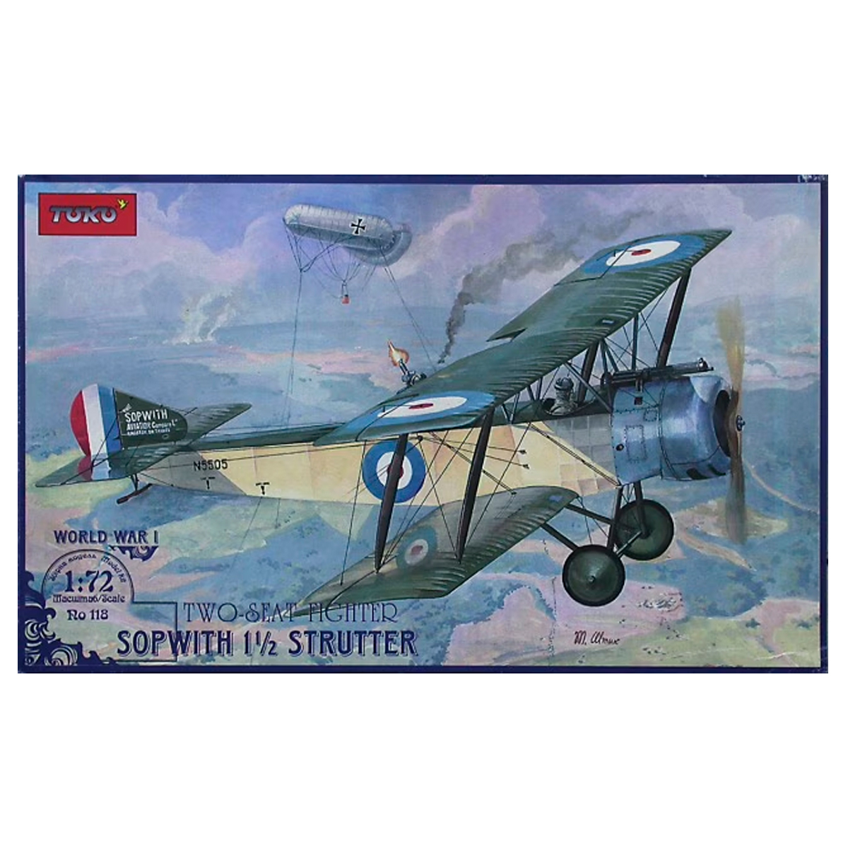 1/72 Two-Seat Fighter Sopwith 1 1/2 Strutter