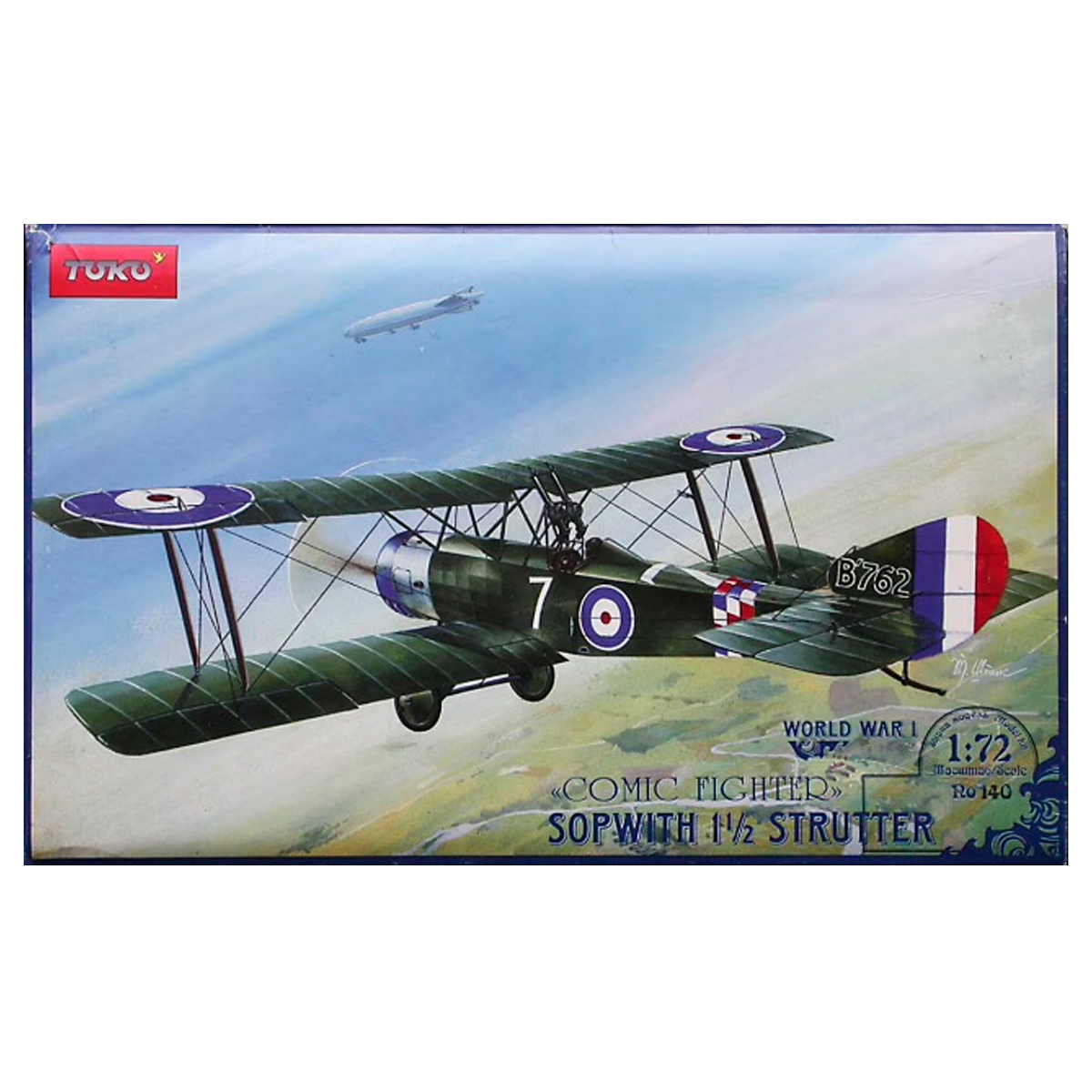 1/72 Comic Fighter Sopwith 1 1/2 Strutter