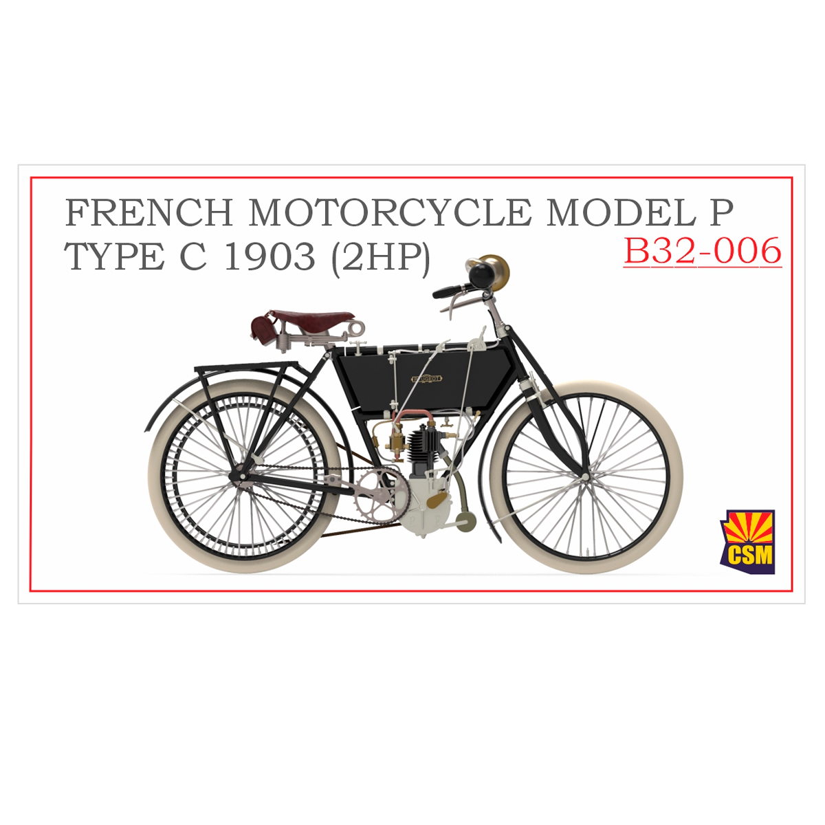 1/32 French Motorcycle Model P – Type C 1903 (2hp)
