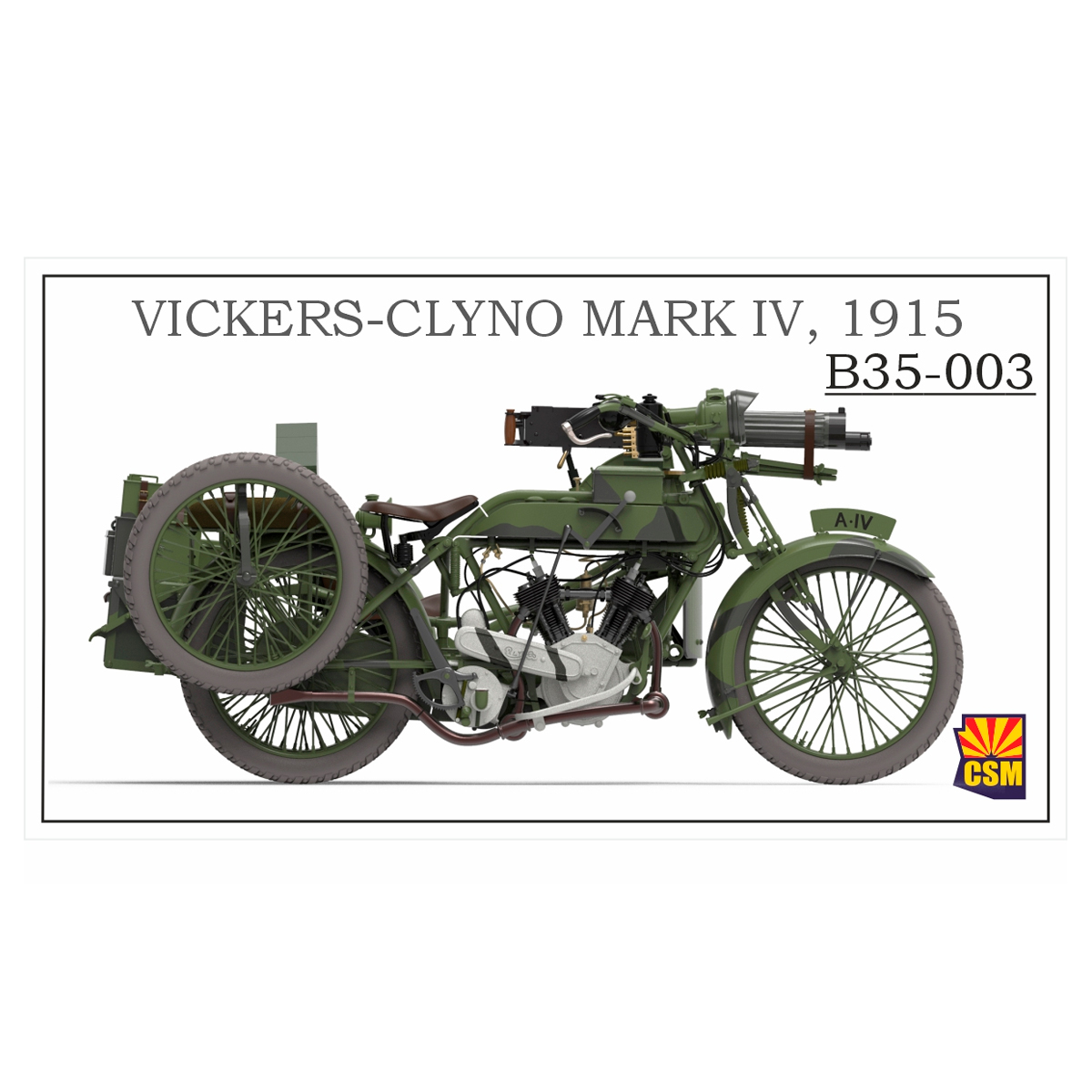 1/35 Vickers-Clyno Mark IV, 1915