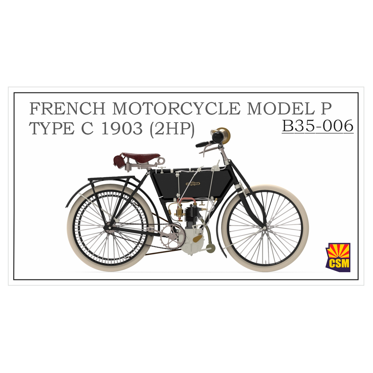 1/35 French Motorcycle Model P – Type C 1903 (2hp)