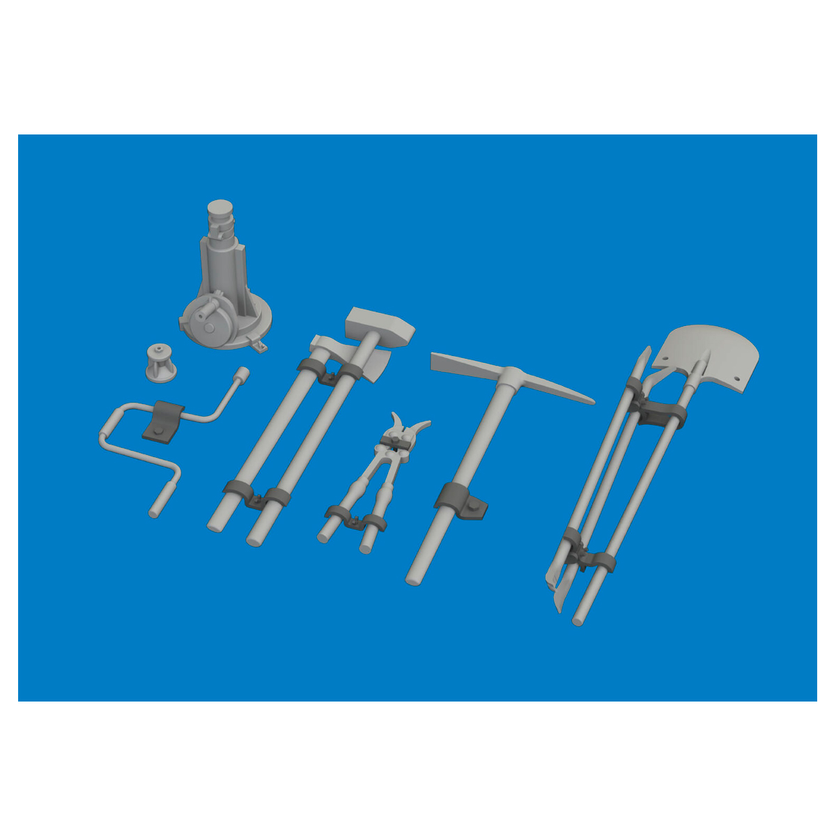 1/35 H39 French Light Tank equipment PRINT