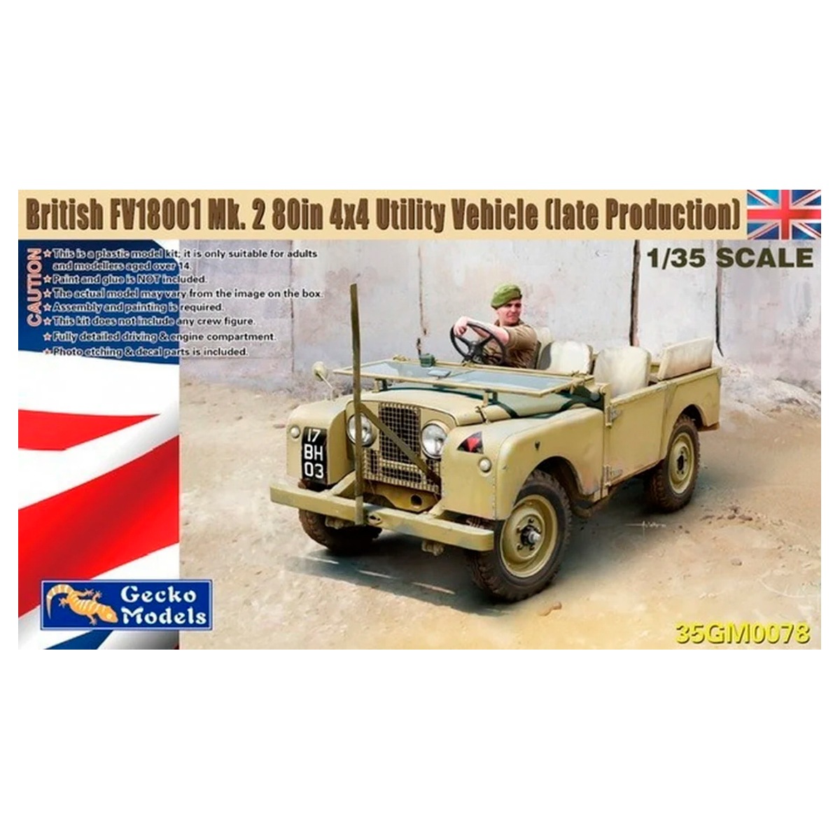 1/35 British FV18001 Mk. 2 80in 4×4 Utility Vehicle (late production)