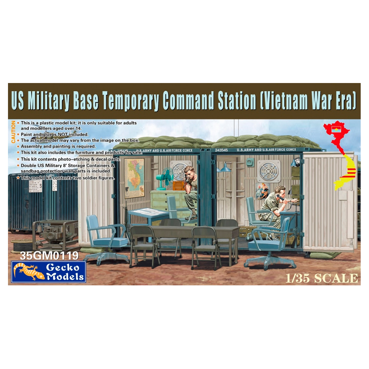 1/35 US Military Base Temp.Comm.Stat. (Vietnam War Era)