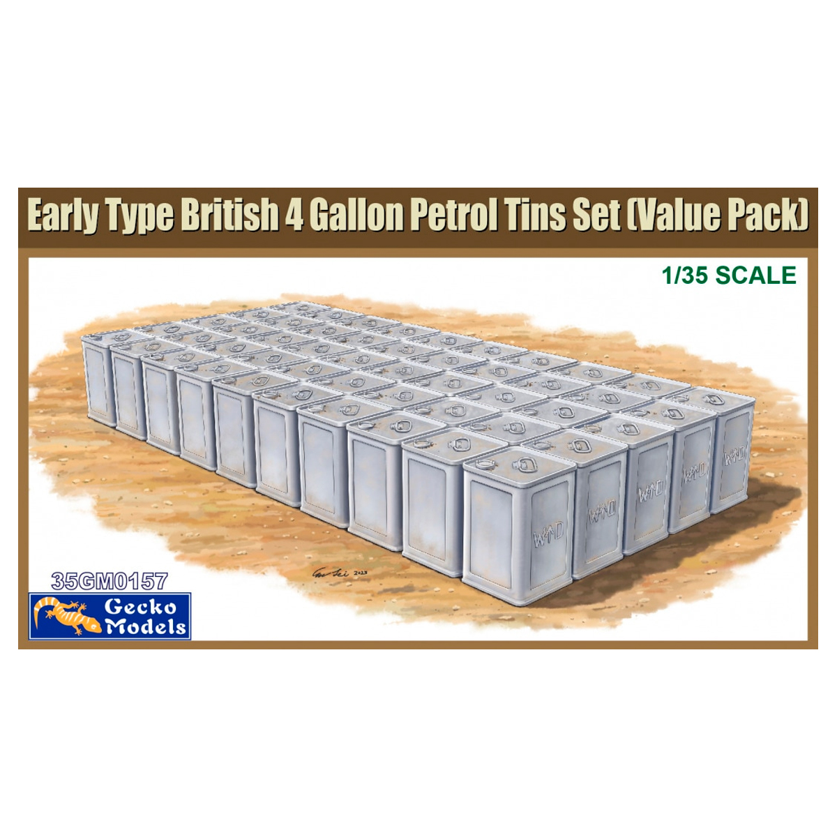 1/35 Early Type British 4 Gallon Flimsies (Value Pack)