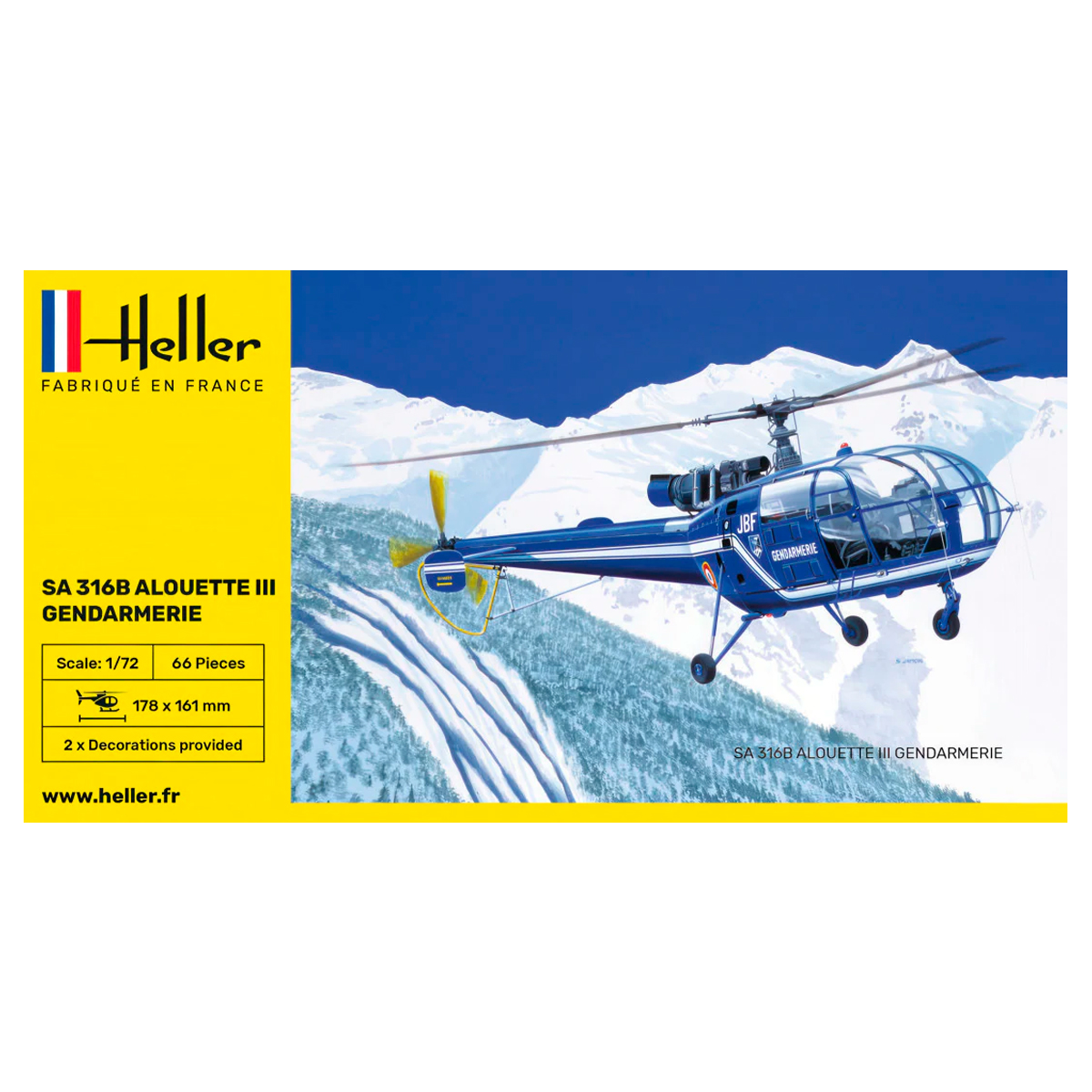 1/72 SA 316 Alouette III Gendarmerie