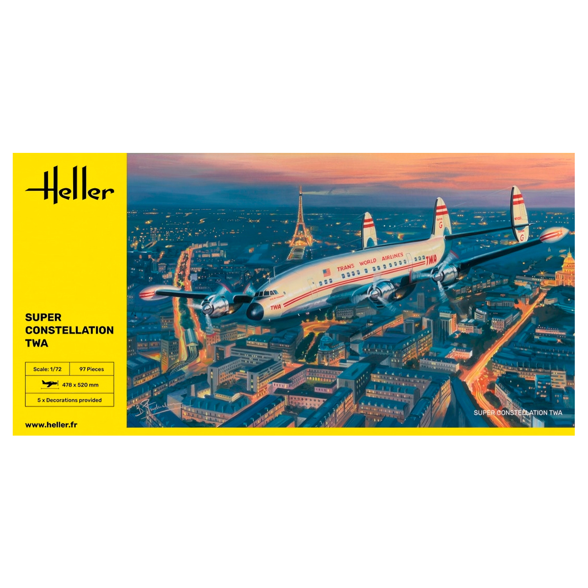 1/72 Super Constellation TWA