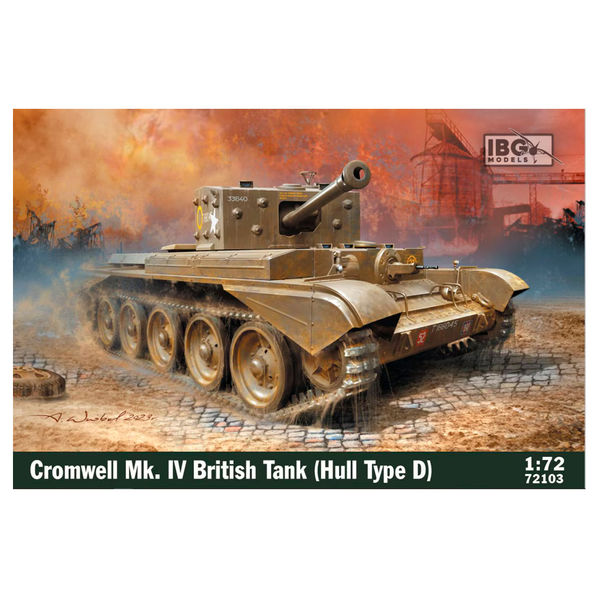 1/72 Cromwell Mk.IV British Tank (Hull type D)