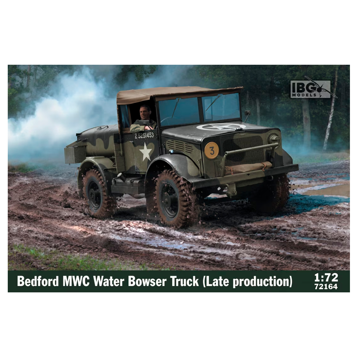 1/72 Bedford MWC Water Bowser Truck (Late Production)