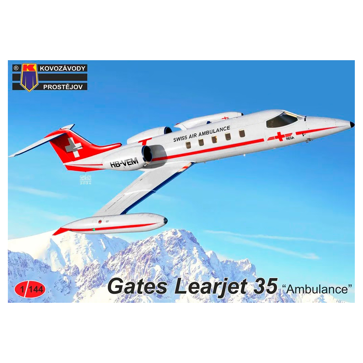 1/144 Learjet 35 “Ambulance”