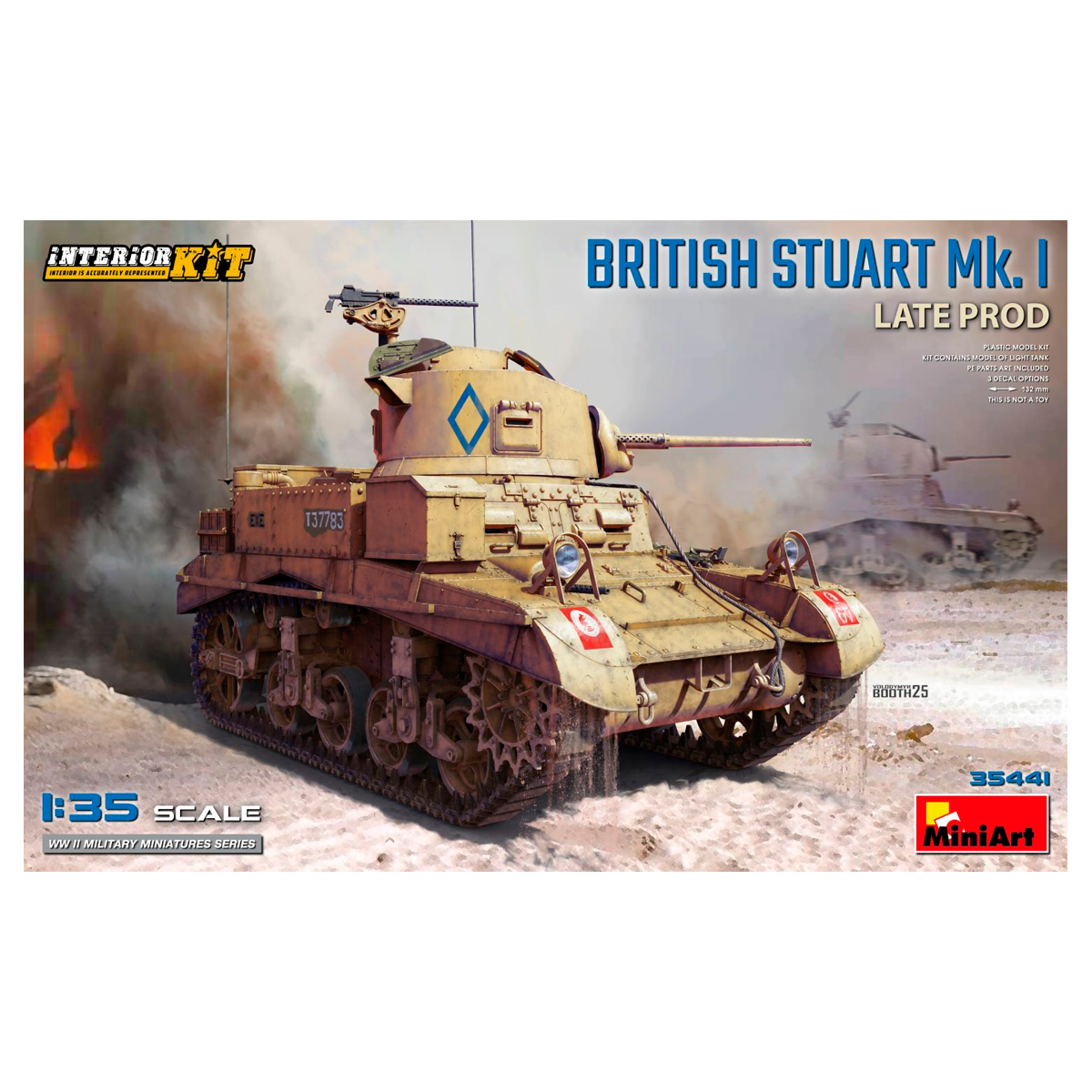 1/35 British Stuart Mk. I Late Prod. Interior Kit