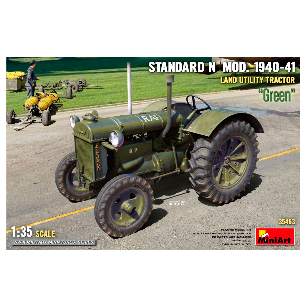 1/35 Land Utility Tractor Standard N “Green” Mod. 1940-41