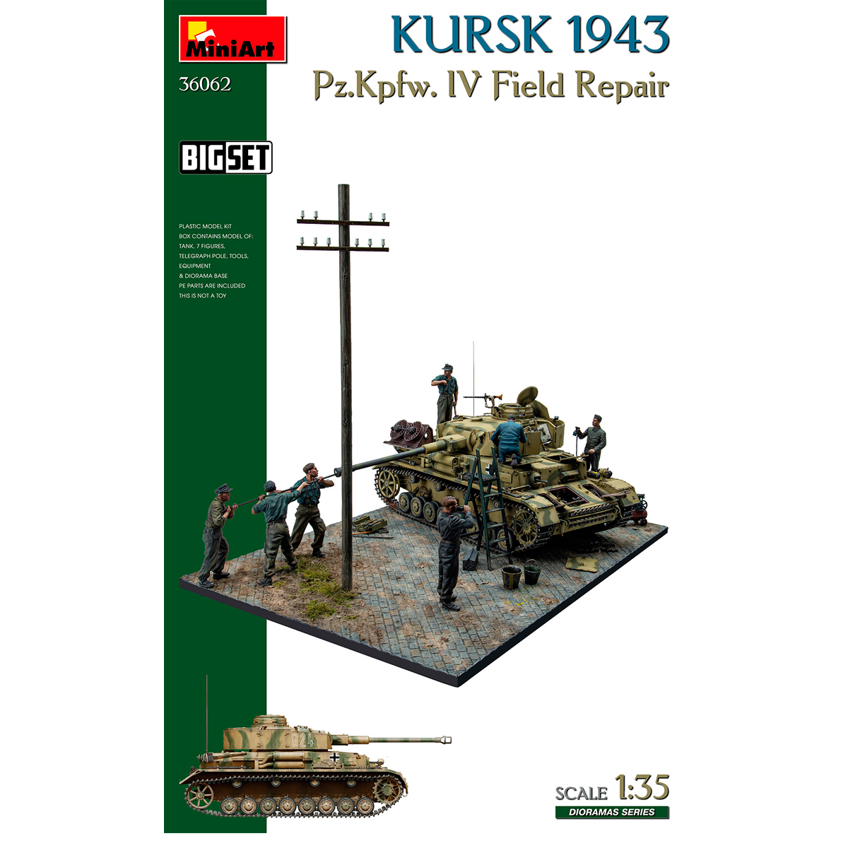 1/35 Kursk 1943. Pz.Kpfw. IV Field Repair. Big Set»