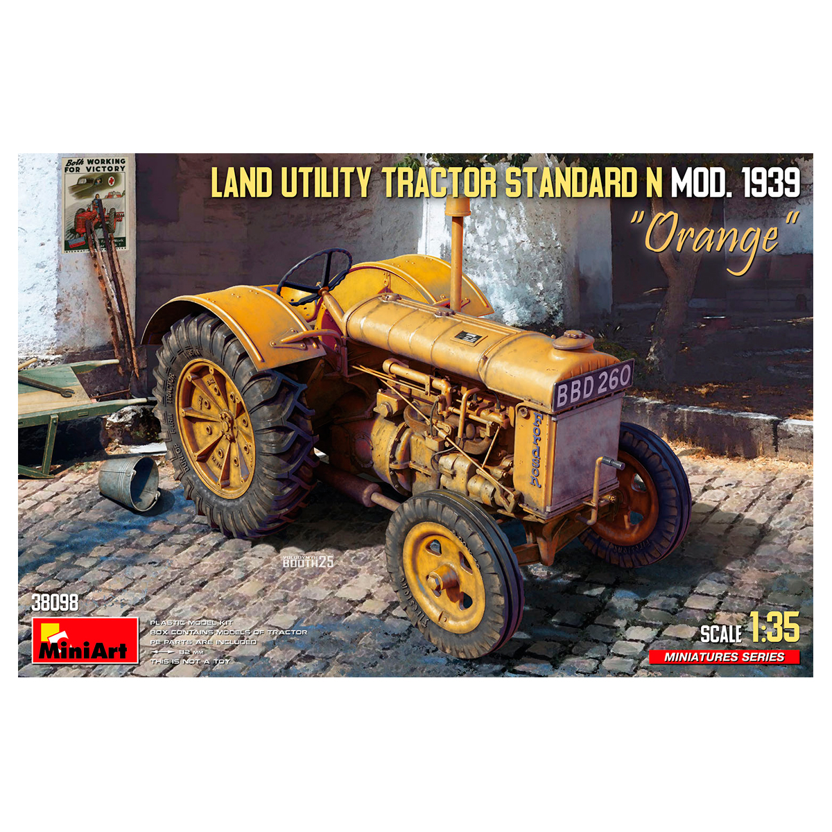1/35 Land Utility Tractor Standard N “Orange” Mod. 1939