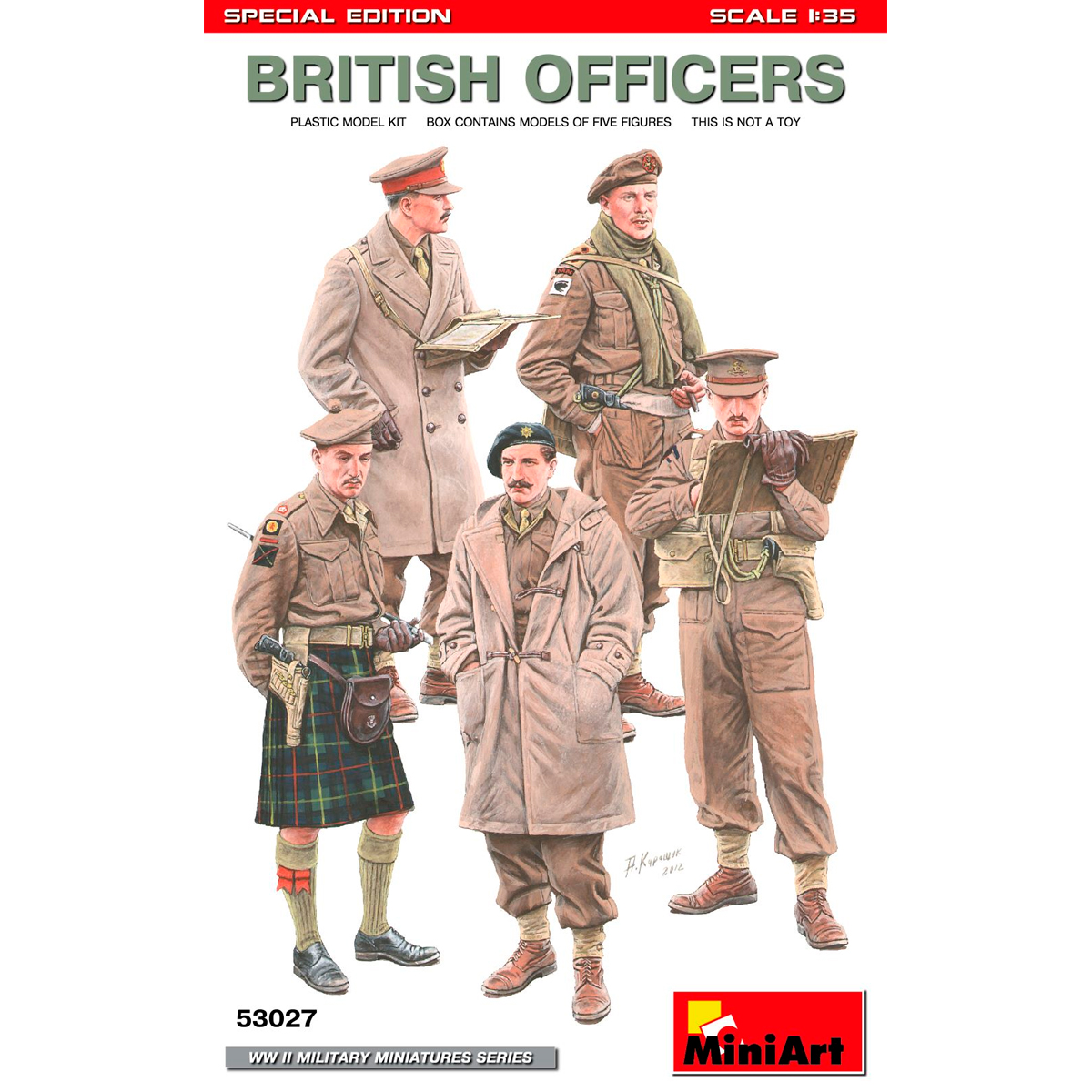 1/35 British Officers.Special Edition