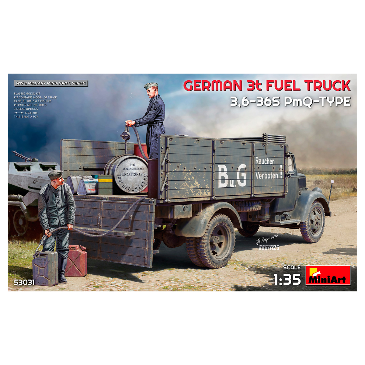 1/35 German 3t Fuel Truck 3,6-36S PmQ-Type