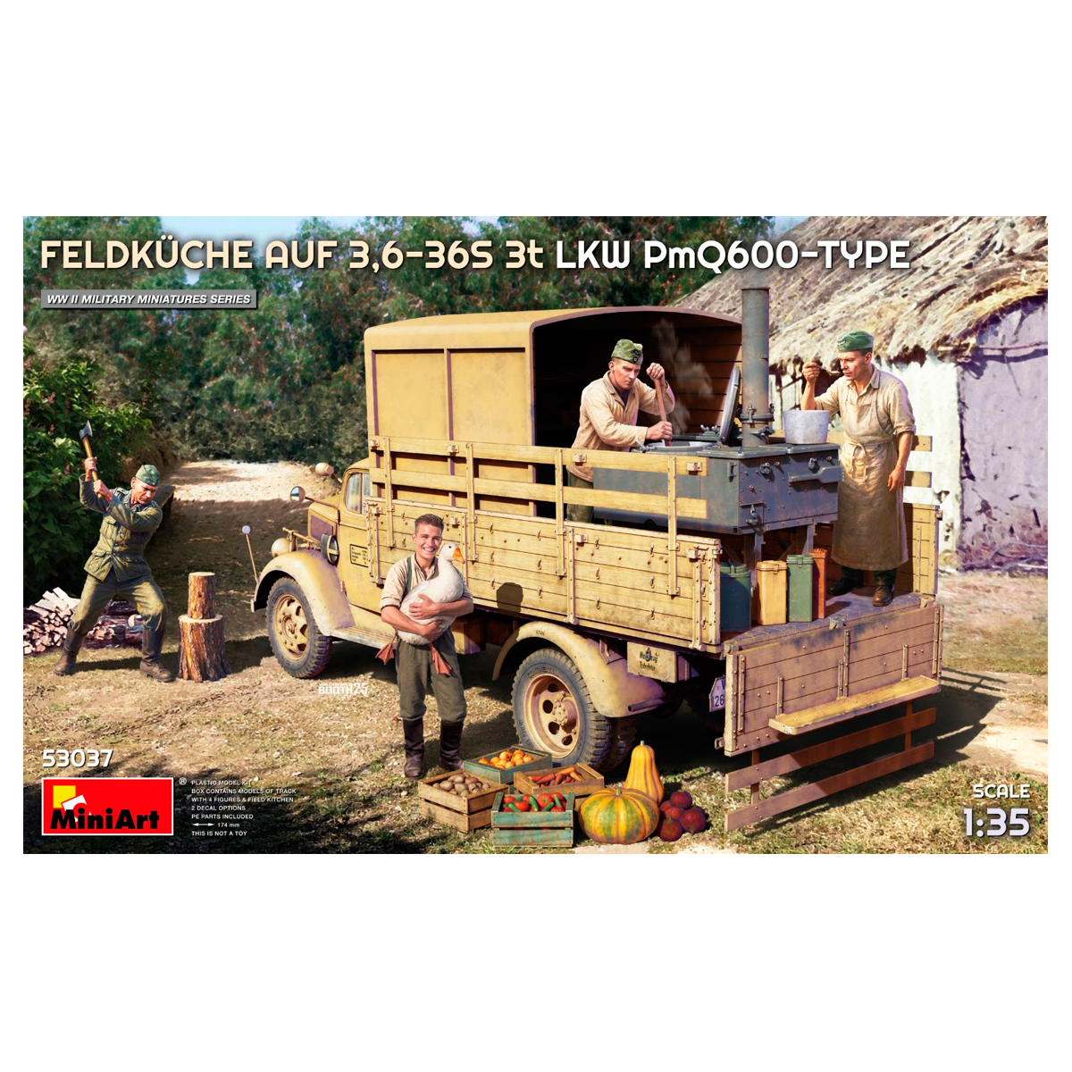 1/35 Feldkuche Auf 3,6-36S 3t LKW PmQ600-Type