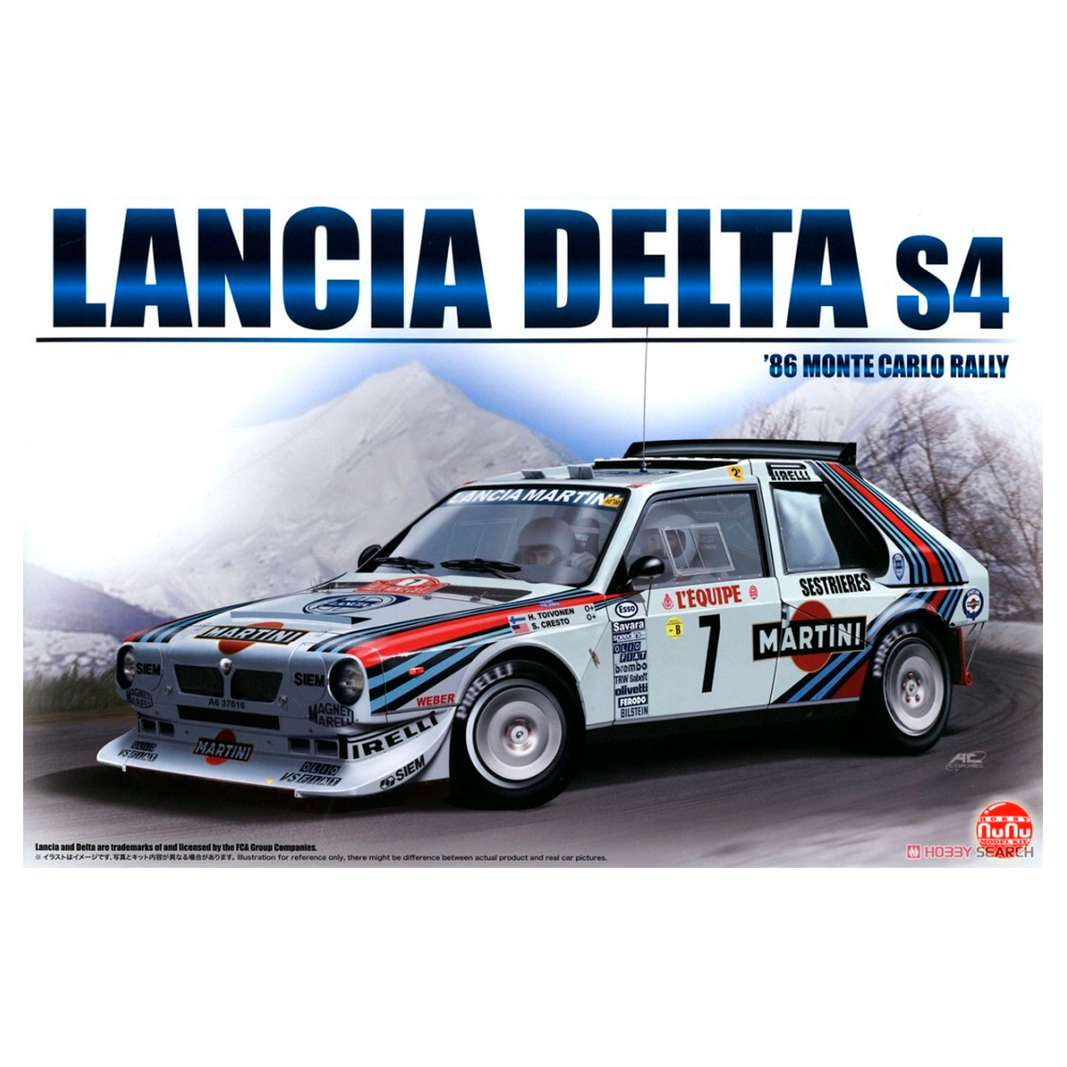 1/24 Lancia Delta S4 ’86 Monte Carlo Rally