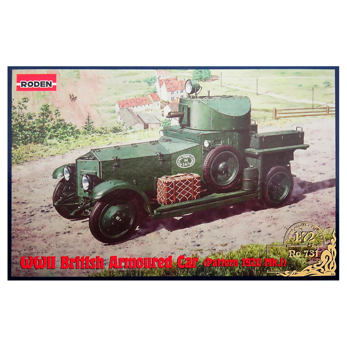 1/72 WWII Rolls-Royce Armoured Car Pattern 1920 Mk.I