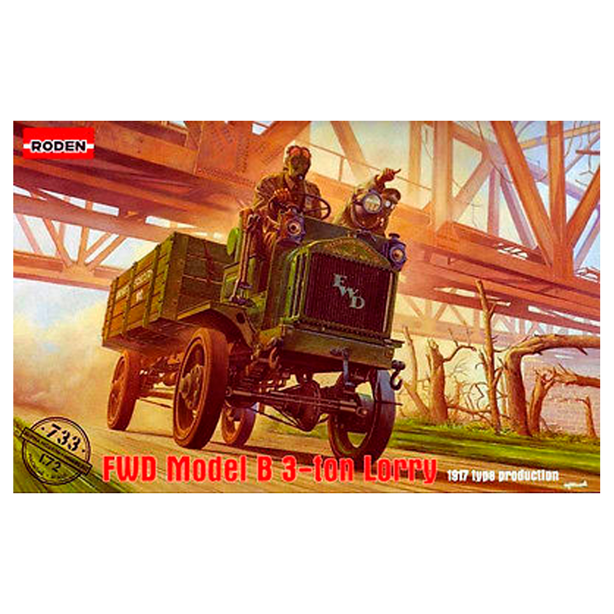 1/72 FWD Model B 3 ton Lorry 1917 Type Production