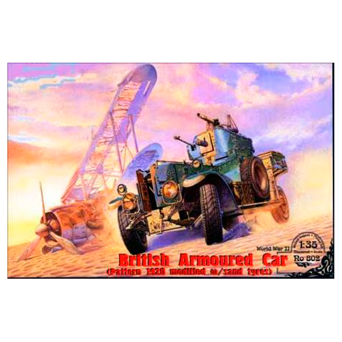 1/35 British Armoured Car (Pattern 1920 modified w/sand tyres)
