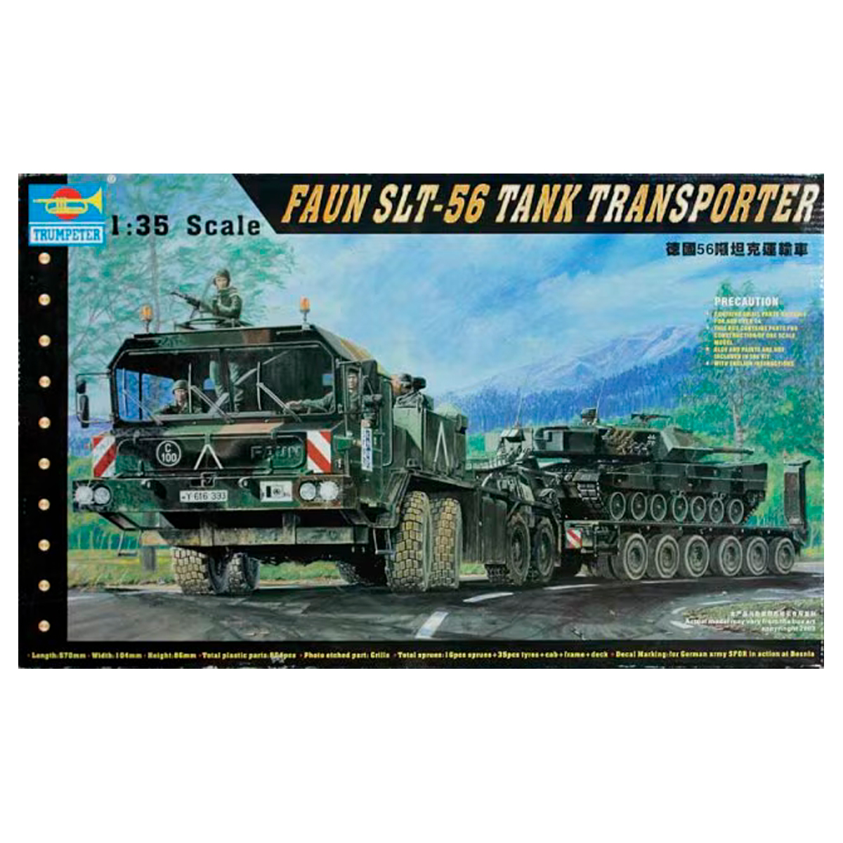 1/35 FAUN Elefant SLT-56 Panzer-Transporter