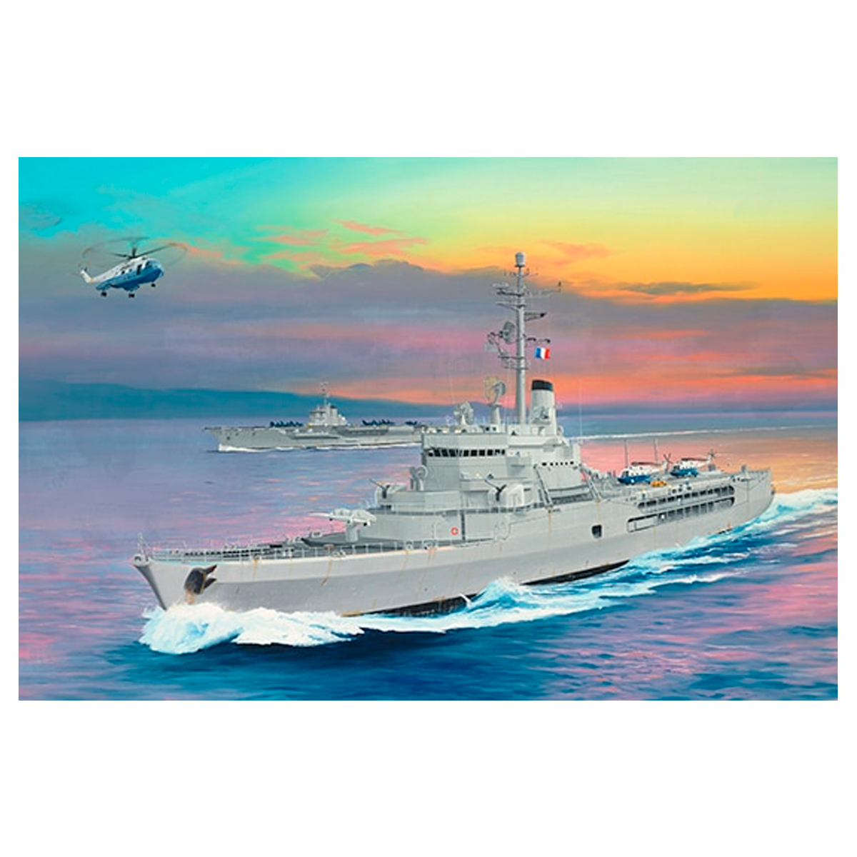 1/350 French Navy Helicopter Cruiser Jeanne d’Arc 1964