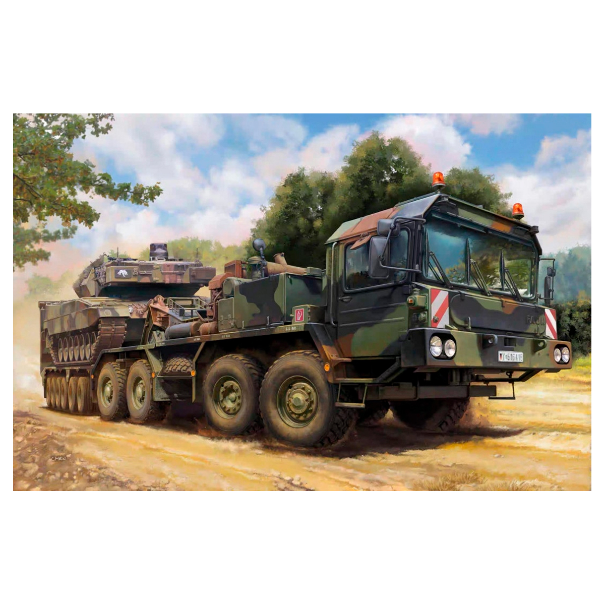 1/72 Faun SLT-56 Franziska Panzertransporter