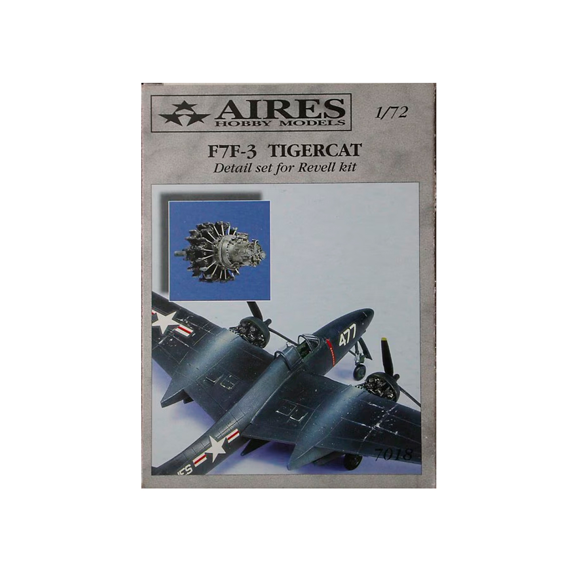 Aires 1/72 Grumman F7F-3 Tigercat Detail set (Revell)