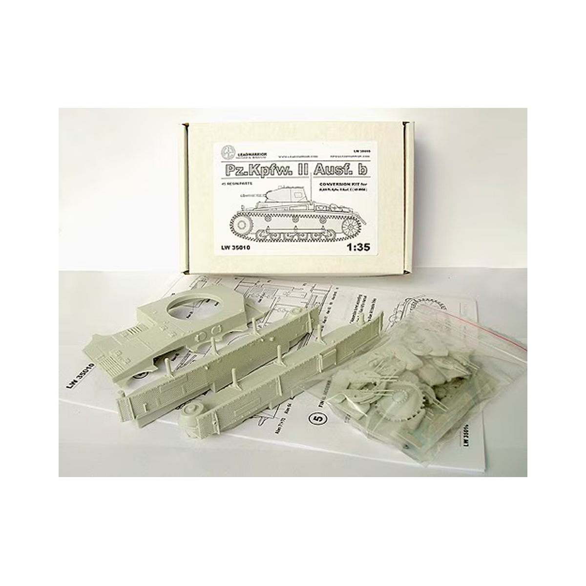 Leadwarrior 1/35 Pz.Kpfw.II Ausf. b detail set