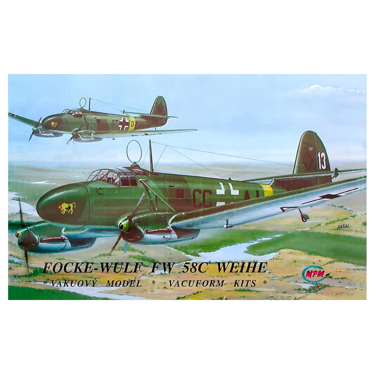 1/48 Focke Wulf Fw-58C Weihe (Vacuform kit)